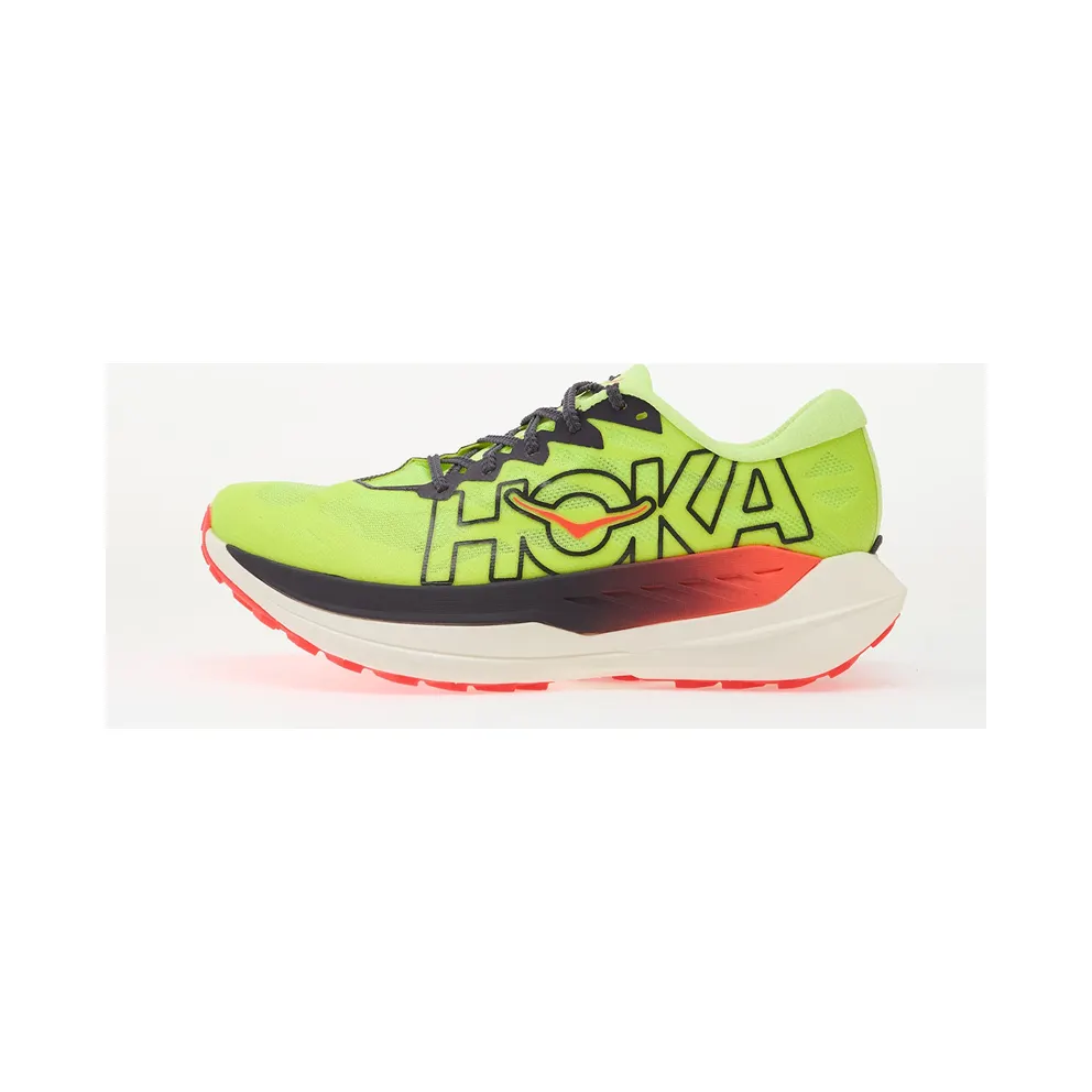 Hoka One Rocket X Trail Neon Yuzu Neon Flame