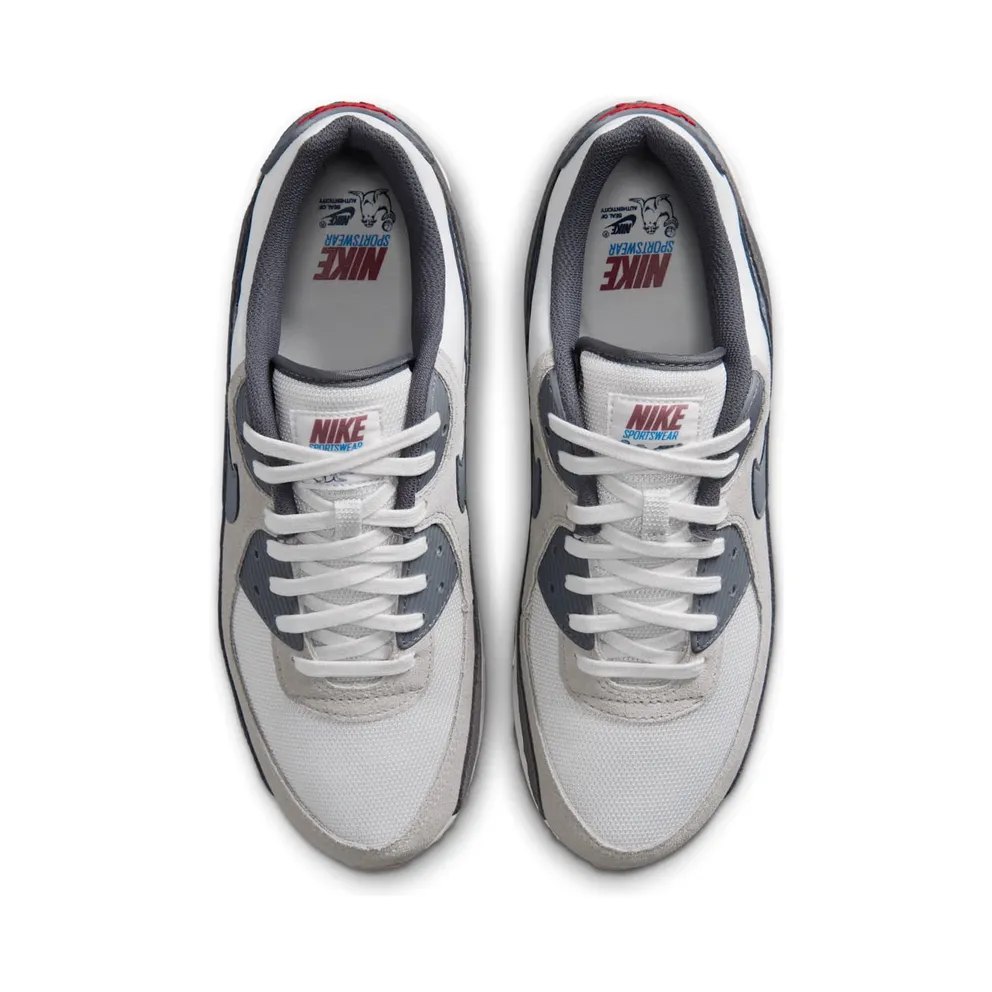 Nike Air Max 90 Premium “Summit White / College Grey / Anthracite / Particle Grey” (IW6954-121)