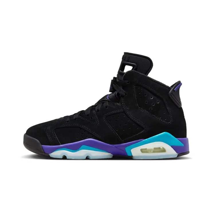 Air Jordan 6 Retro GS Aqua “Black / Aquatone / Bright Concord” (384665-004)