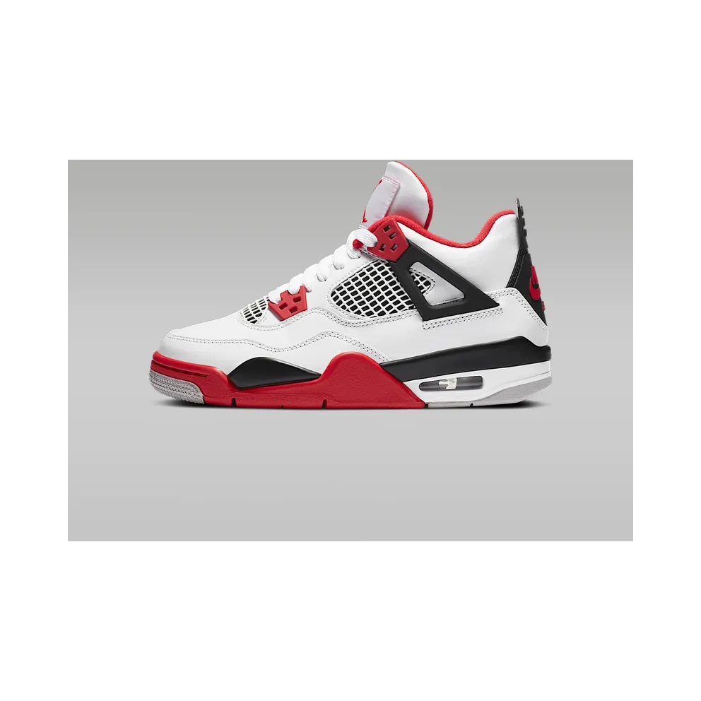 Air Jordan 4 Retro Fire Red (GS) (2020) (408452-160)