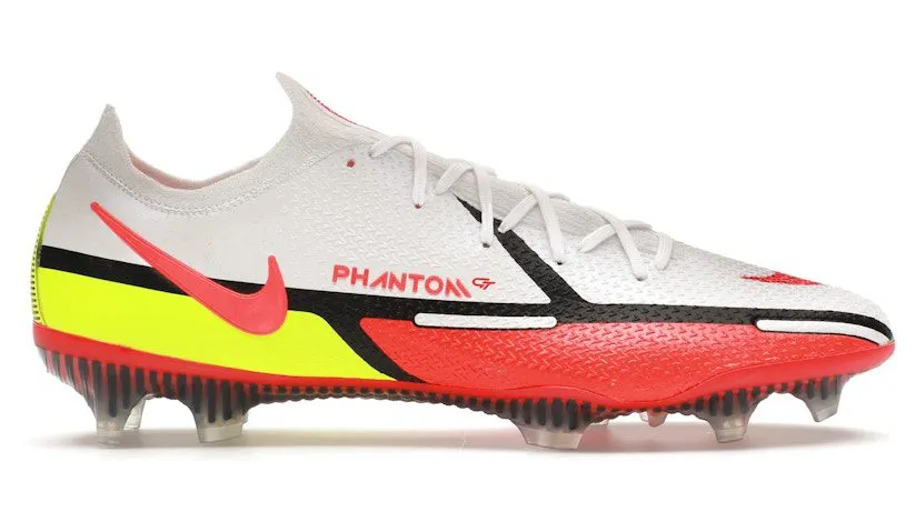 Nike Phantom GT2 Elite FG White Volt Black Bright Crimson (CZ9890-167)