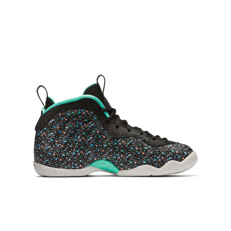 Nike Air Foamposite One Easter 2018 (GS) Black/Green Glow-Lagoon Pulse (846077-004)