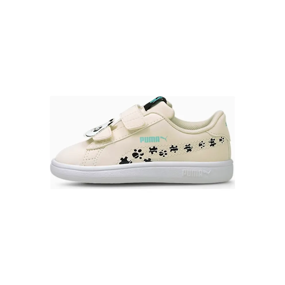 Puma Smash v2 Summer Animals babysneakers Black/White (36878902)