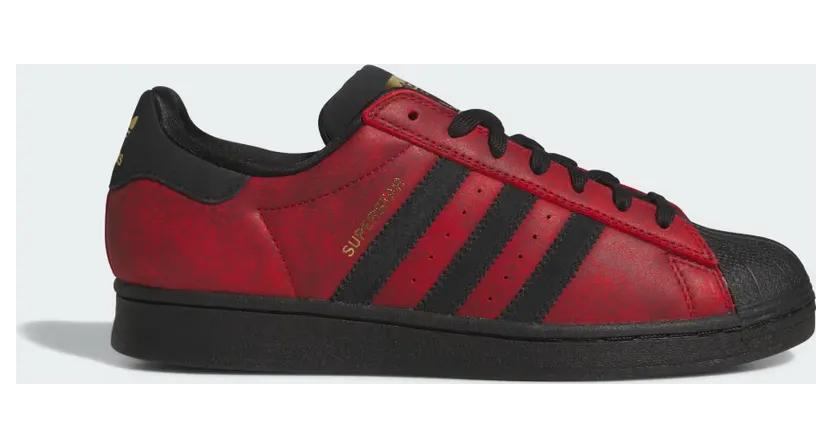 adidas Superstar ADV “Better Scarlet / Core Black / Gold Metallic” (KJ5118)