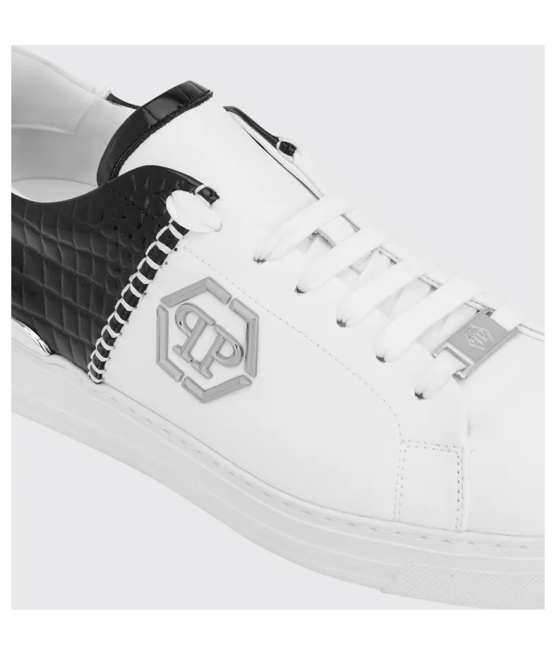 Philipp plein Leather Sneakers White (PAFSUSC0951PLE005N0102) (3)