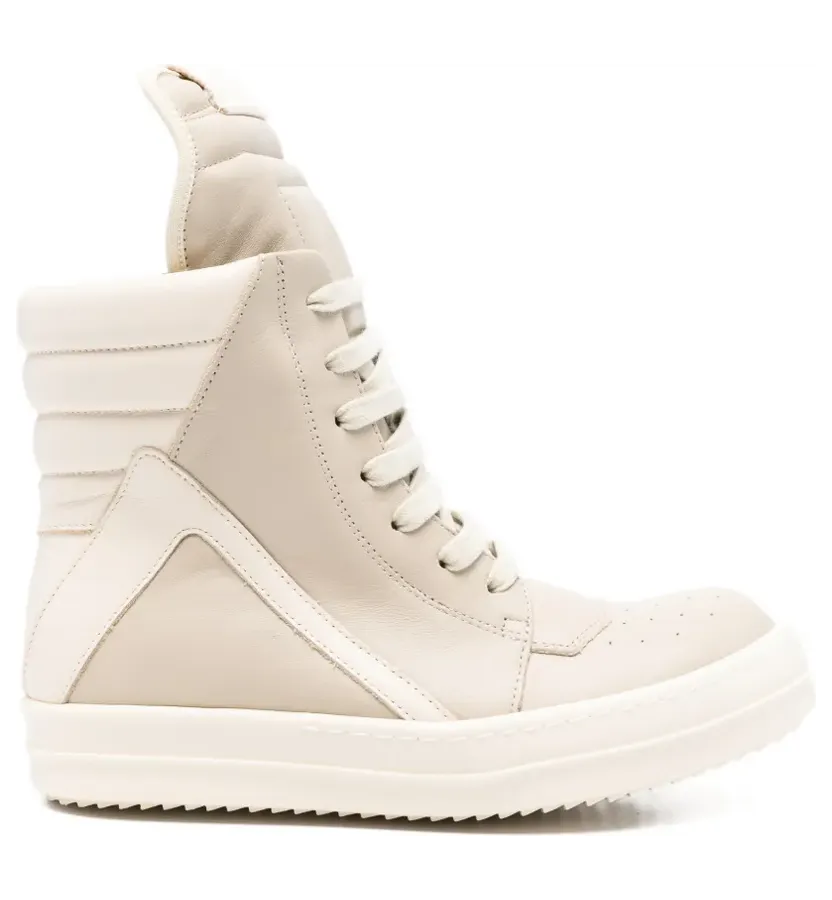 Rick Owens High-Top-Sneakers mit Schnürung Nude (RP01F6894LCO)