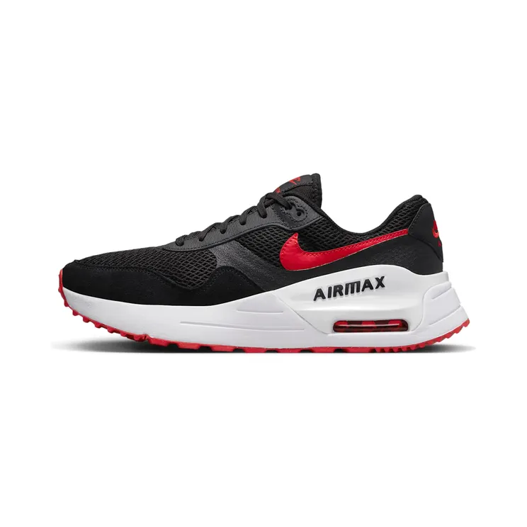 Nike AIR MAX SYSTEM “Black / White / University Red” (DM9537-005)