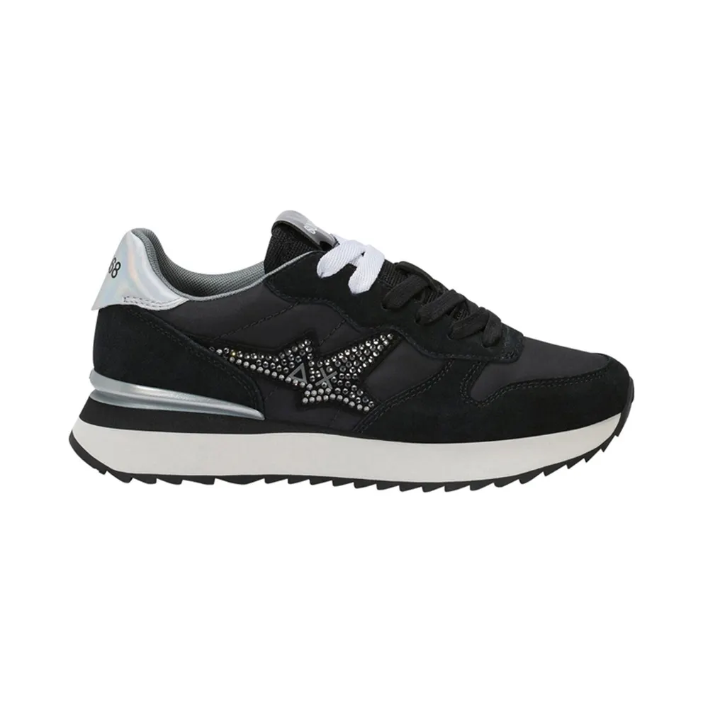 Sun68 – Stargirl Strass Logo – Women – Shoes – Black (025005)