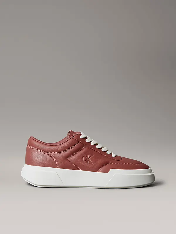 Calvin Klein Ck Avenue – Leather Logo “DUSTY ROSE/MARSHMALLOW/GUM” (YW0YW02032VCE)