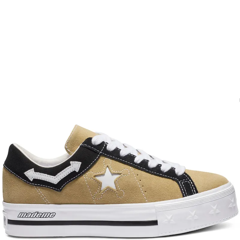 Converse One Star Platform Low MadeMe Brown (W) Brown (563731C)