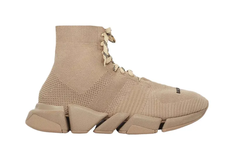 Balenciaga Speed 2.0 Lace Up Beige (W) (617214W2DB19710)