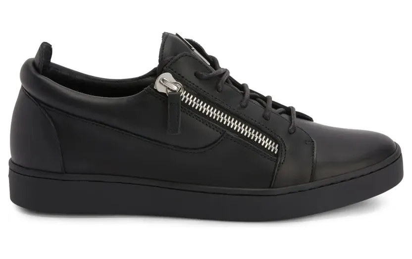 Giuseppe Zanotti Frankie Sneakers mit doppeltem Reißverschluss – Schwarz (RU10071K36)
