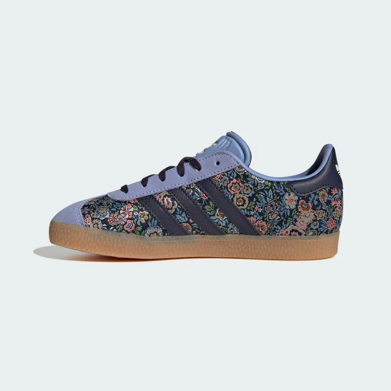 Adidas Gazelle x Liberty London Kids Blue / multicolor / Gum (JH5207)