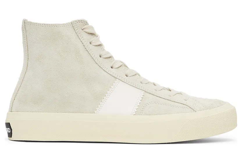 TOM FORD Black Cambridge High-Top Sneakers (*J1167T-CRU) (6)