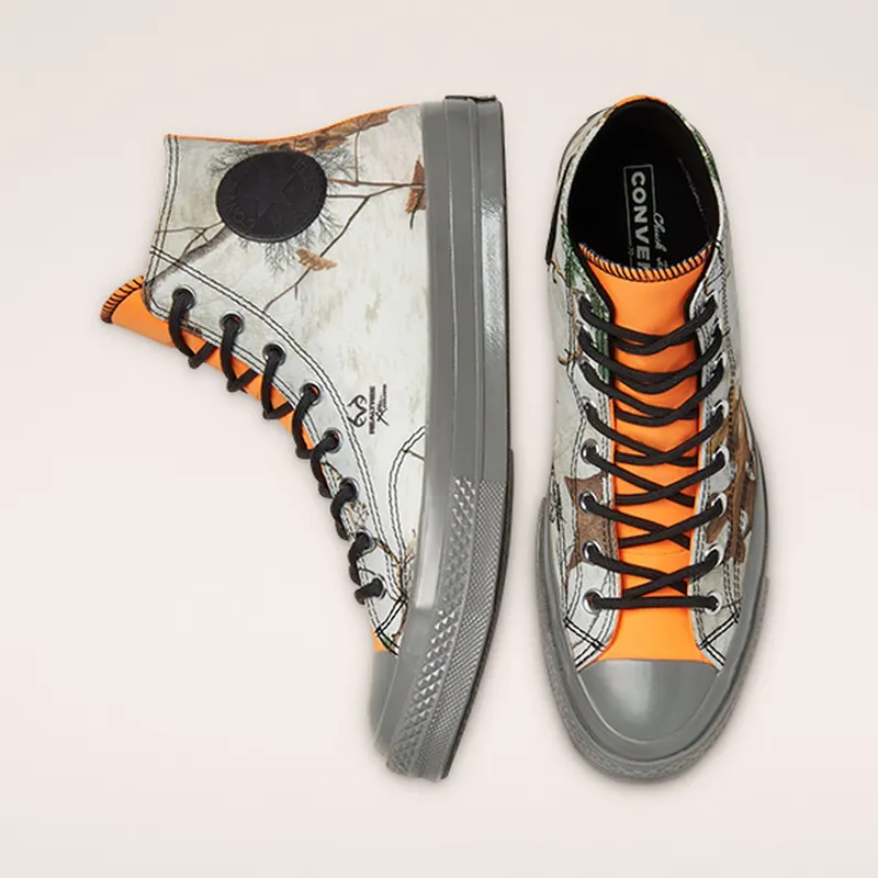 Converse Realtree x Chuck 70 GTX High ‘White’ White/Flash Orange/Egret (169365C)