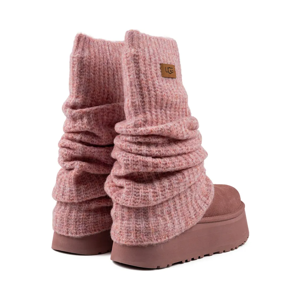 Ugg Classic Mini Dipper Legwarmer Boot “Pink Dawn” (1178990-PDW)