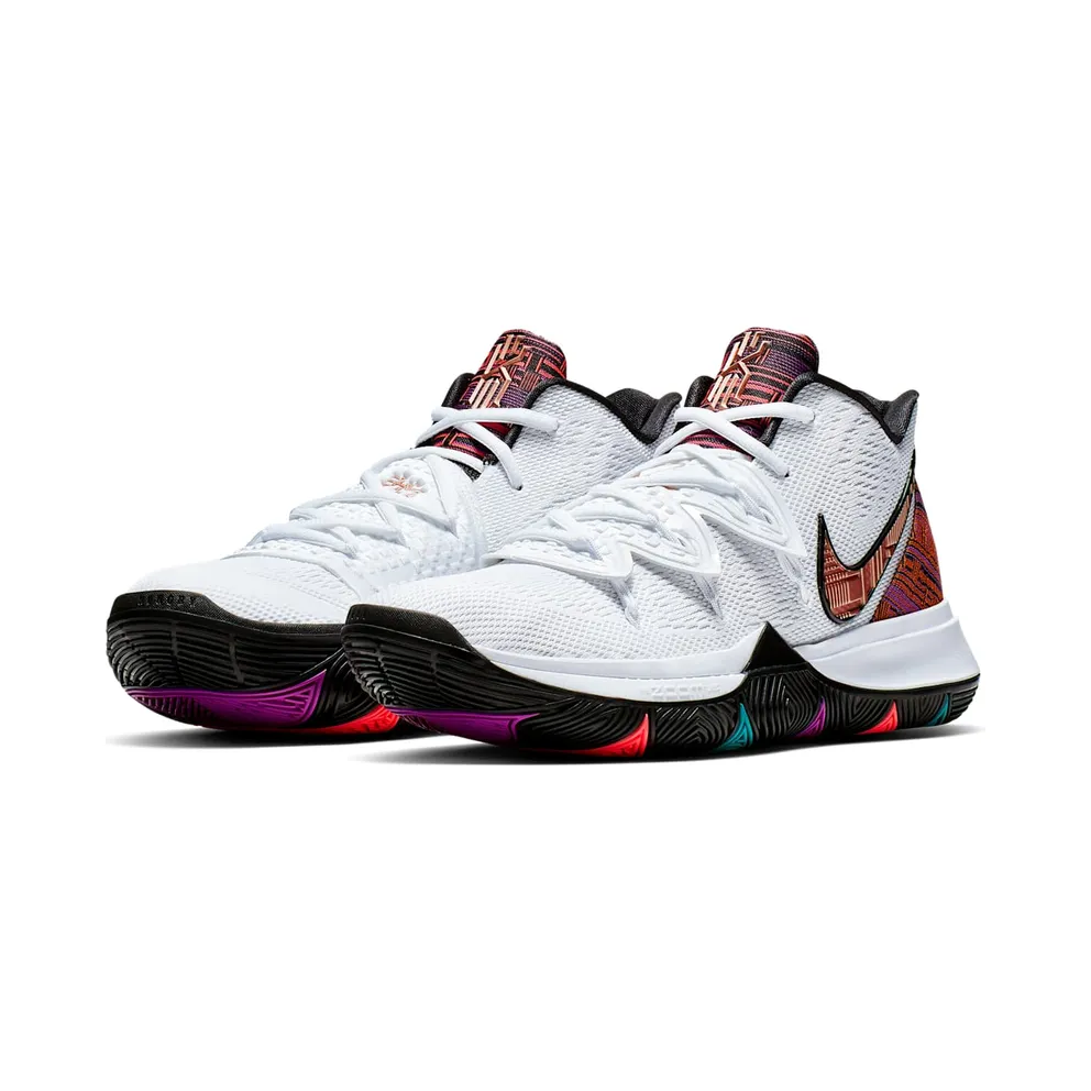 Nike Kyrie 5 BHM (2019) White/Metallic Gold-Black (BQ6237-100)