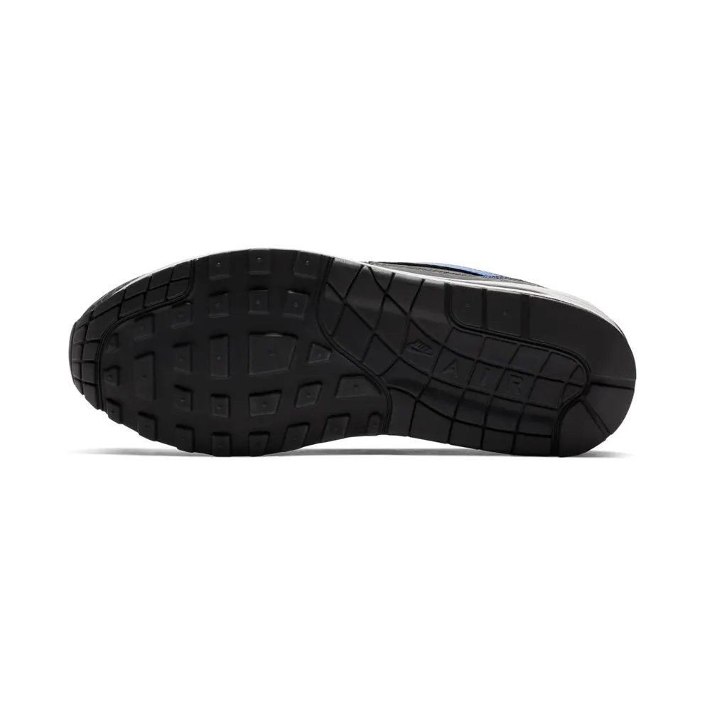Nike Air Max 1 Safari Reflective Black Off Noir/Atmosphere Grey-Hyper Blue (BQ6521-001)