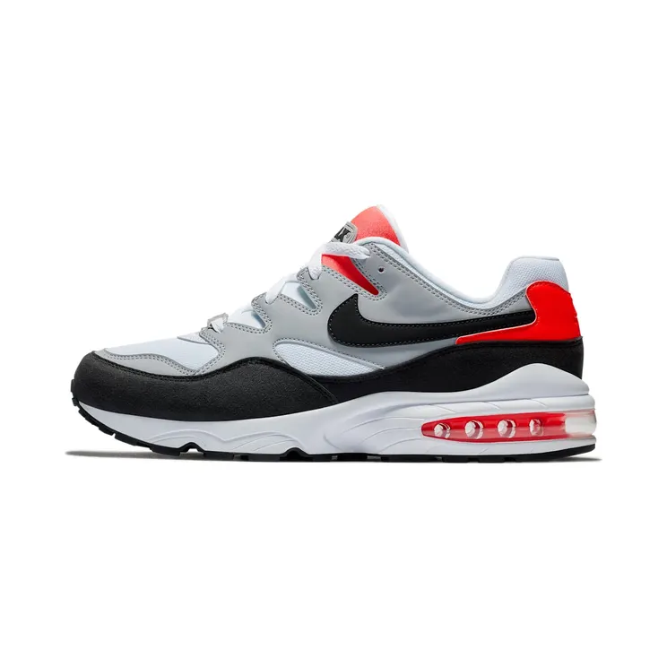 Nike Air Max 94 “Wolf Grey / White / Bright Crimson / Black” (747997-006)