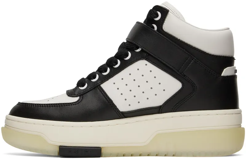 AMIRI Black & White Stadium Mid (AW22MFS005)