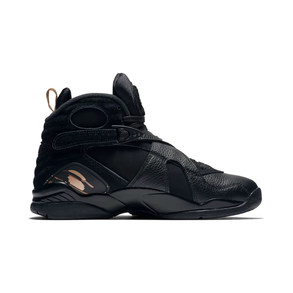 Jordan 8 Retro OVO Black Black/Blur-Metallic Gold-Varsity Red (AA1239-045)