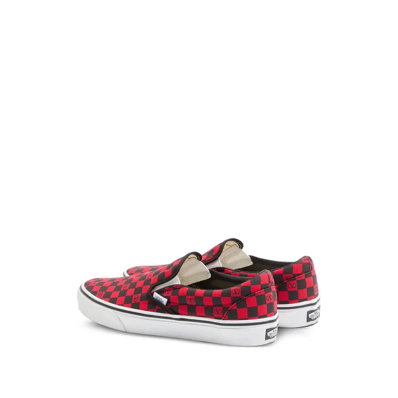 Vans X Valentino X Checked “Red/Black” (8Y2S0M96HPK JV7)