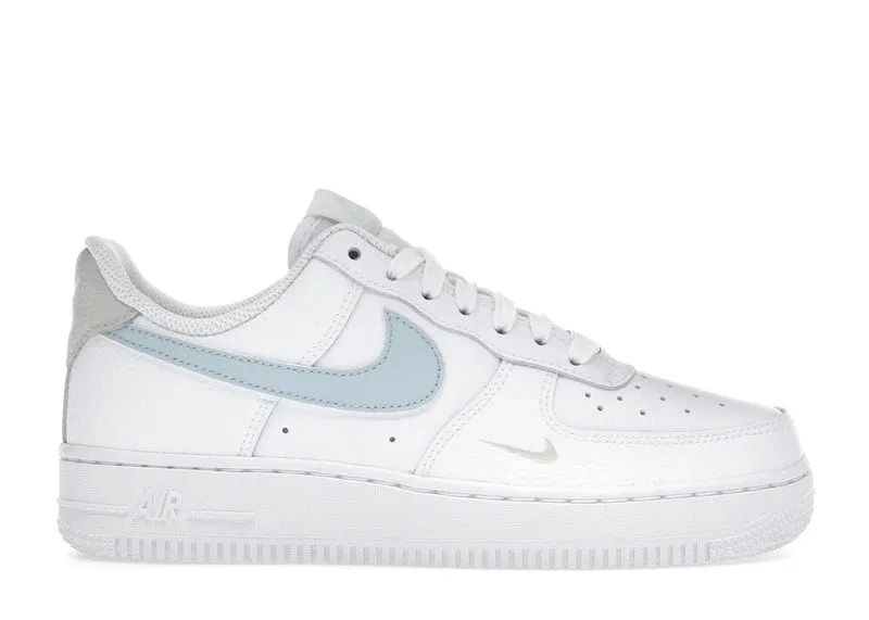 Nike Air Force 1 Low White Light Armory Blue Mini Swoosh (HF0022-100)
