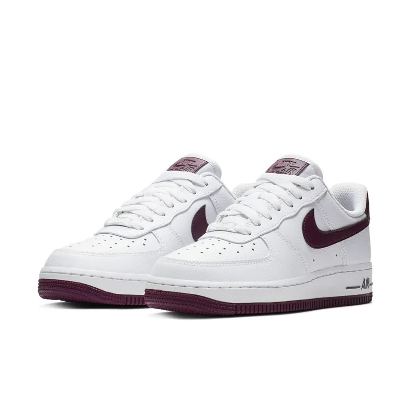 Nike Air Force 1 Low Patent White Bordeaux (W) White/Bordeaux (AH0287-105)