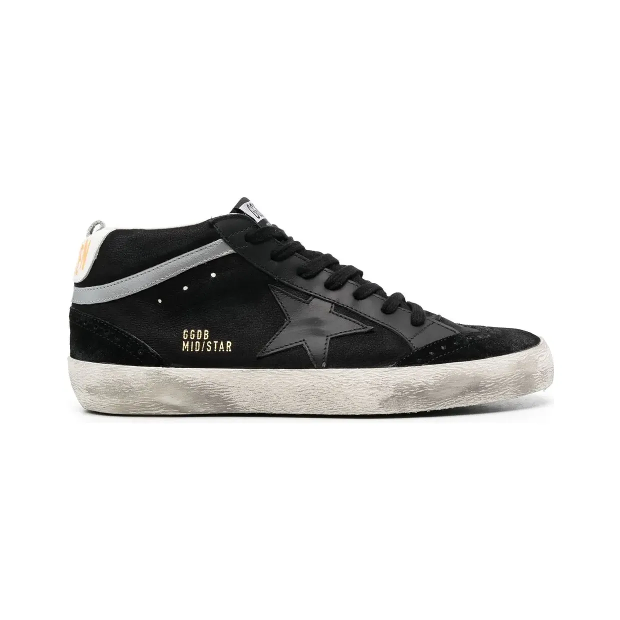 Golden Goose Mid-Star High-Top-Sneakers “Black” (GMF00122F003048)