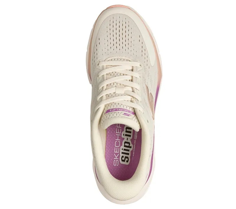 Skechers Slip-ins: Glide-Step Vortex Sneaker Natuurlijk