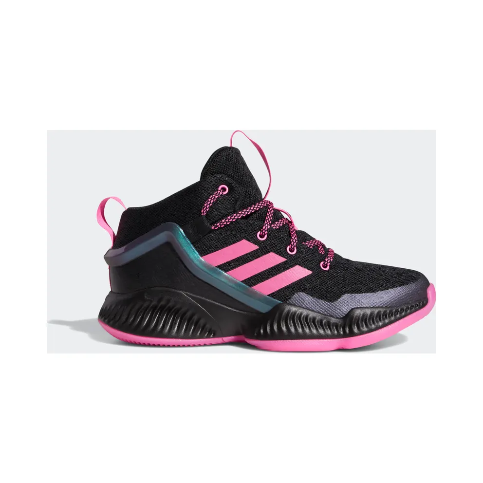 adidas Lockdown Basketballschuh Core Black / Screaming Pink / Grey Five (FZ1695)