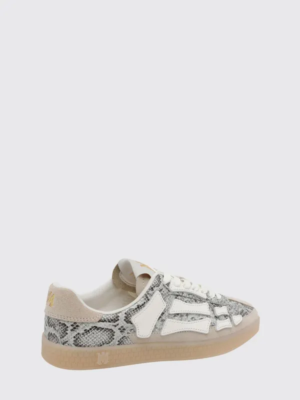 Amiri Skel in Python Print Leather Grey (AMSNSN1053ALABASTER)