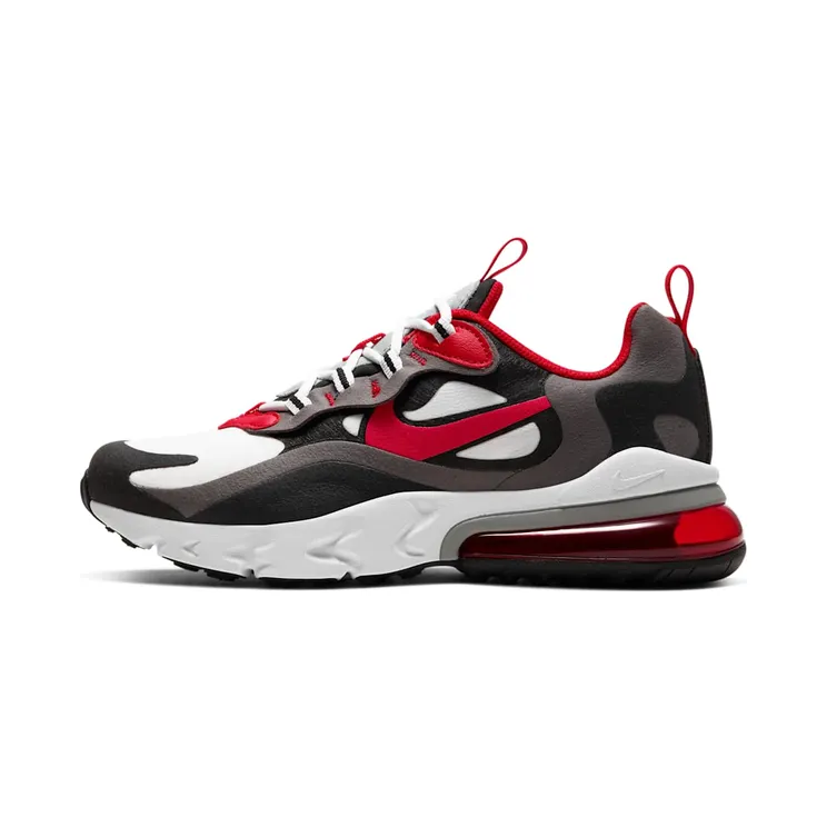 Nike Air Max 270 React GS “Iron Grey / Black / White / University Red” (BQ0103-011)