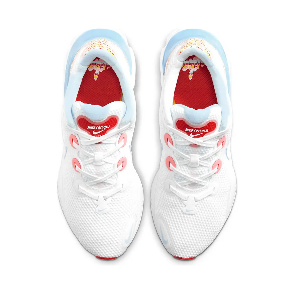 Nike Renew Run White White/Track Red/Washed Coral (CW5633-100)