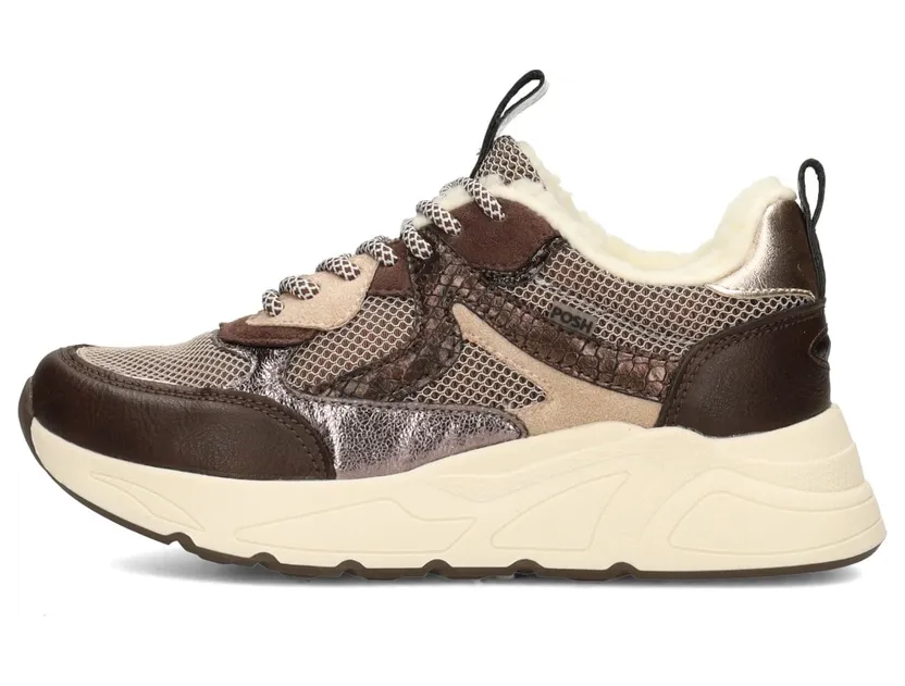 Poelman sneaker Beige / Bruin / Grijs (C1858210KPSH32)