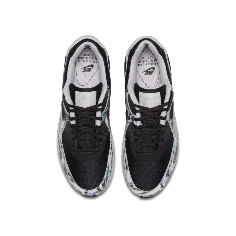 Nike Air Max 90 Marble Dye (W) Black/Vast Grey-Black (AO1521-001)