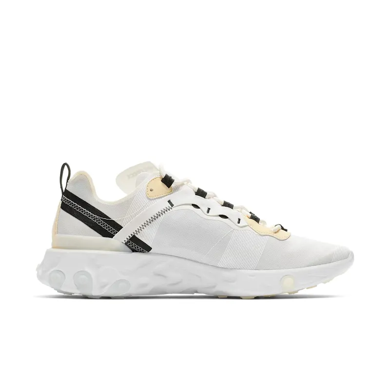 Nike React Element 55 White Pale Vanilla White/Pale Vanilla-Black-Pale Ivory (BQ6166-101)