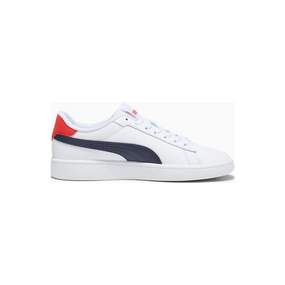 Puma Smash – “White Navy Red” (392031-11)