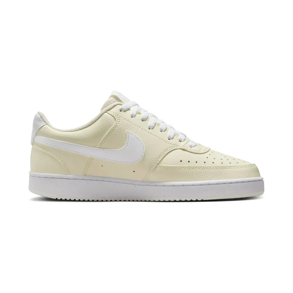 Nike Court Vision Low Next Nature White Black Pale Ivory (FV9952-100)