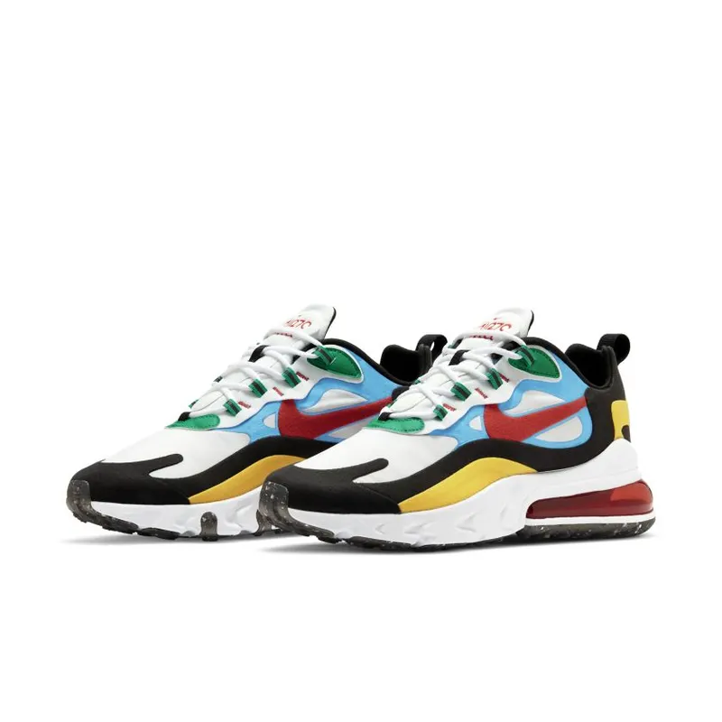 Nike Air Max 270 React Multi-Color White/University Red-White (DA2610-161)