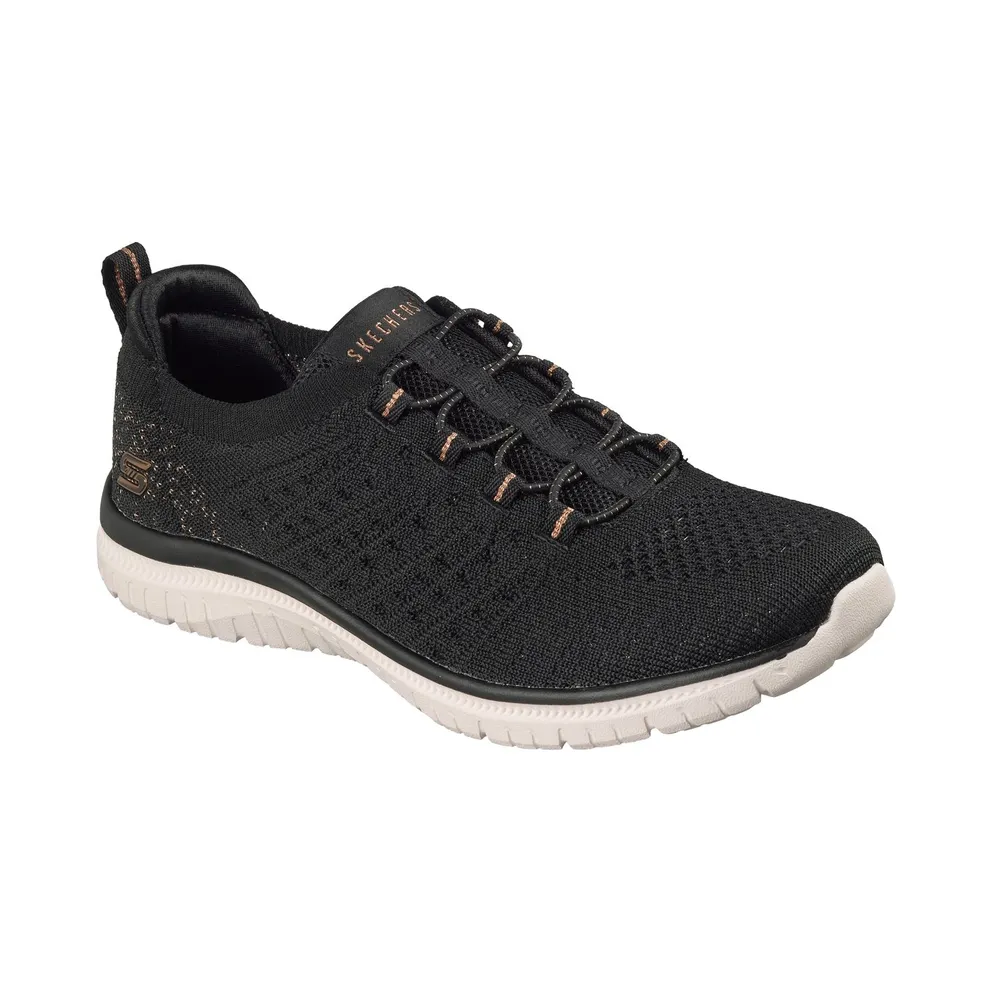 Skechers Virtue “Copper Dream Sneaker Black / Roos Gold” (104723BKRG)