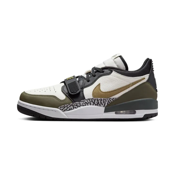 Jordan Legacy 312 Low “Sail / Black / Wolf Grey / Medium Olive” (CD7069-120)