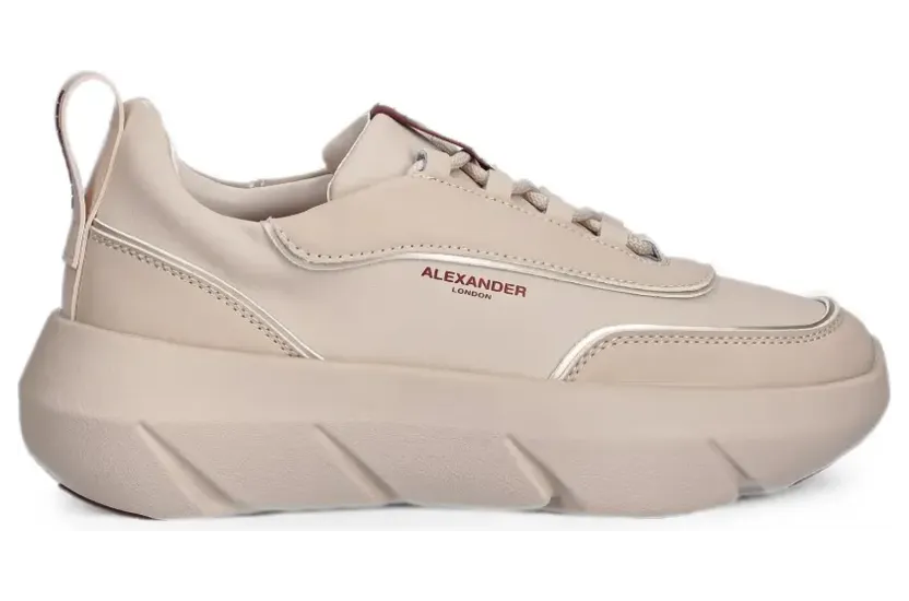 Alexander Smith Eclipse sneakers met chunky zool en logoprint – Beige (ALBDEPW9655BGE)