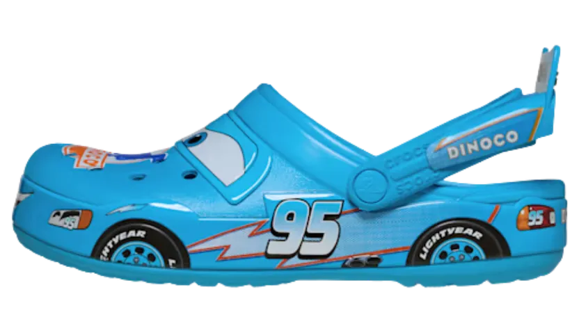Cars x Crocs Classic Clog – Lightning McQueen Dinoco – “Lightning McQueen Dinoco” (213582-90H)