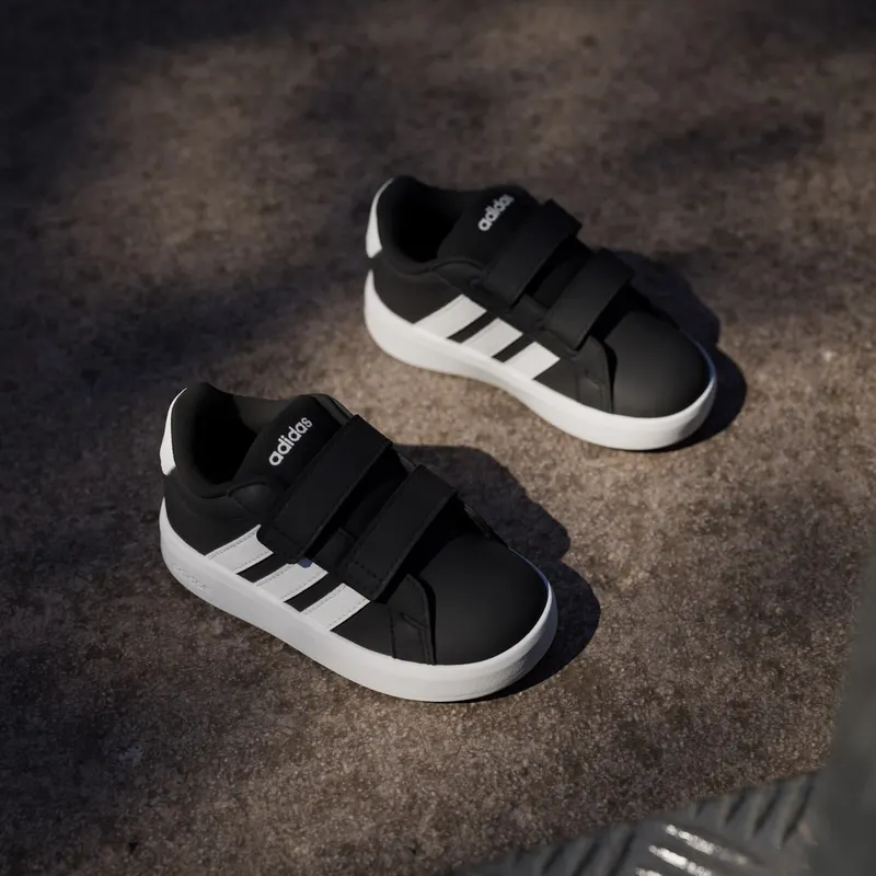 Adidas Grand Court 3.0 Peuters Core Black / Cloud White / Cloud White (HP3535)
