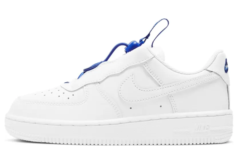 Nike Force 1 Toggle White Hyper Royal (CU5287-100)