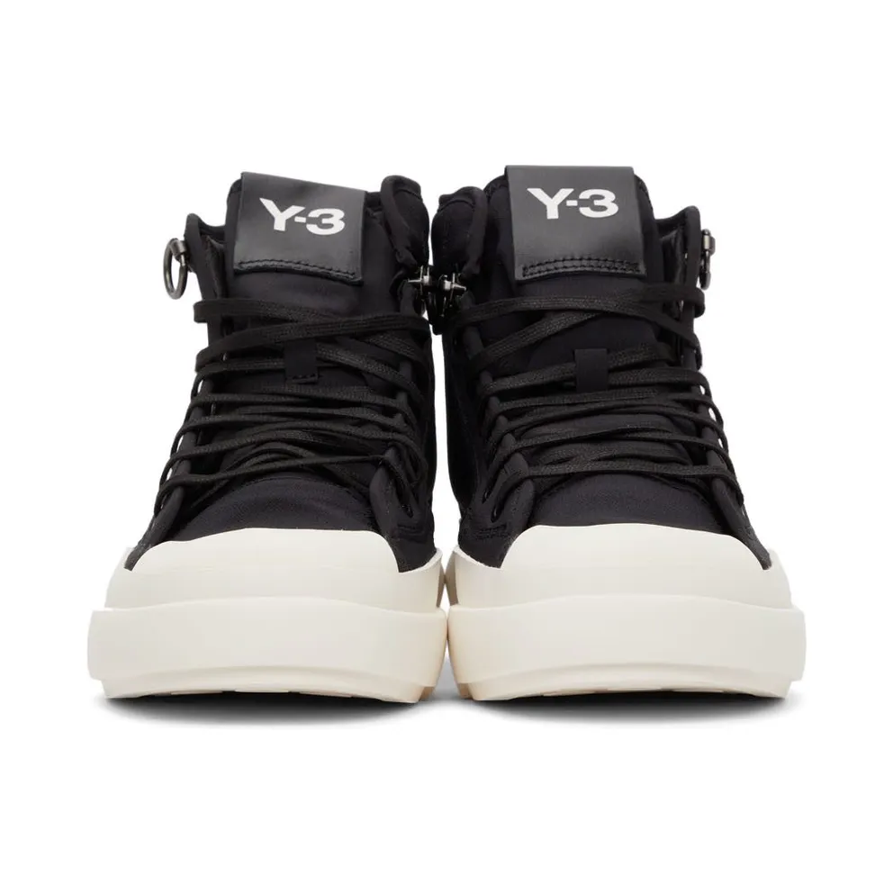 Adidas Y-3 Ajatu Court High Black / Black / Core White (H05621)