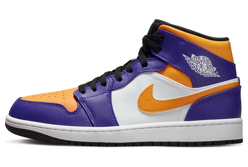 Jordan 1 Mid “Lakers (2022)” (DQ8426-517)