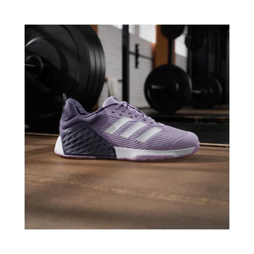 adidas Dropset 3 Training “Powder Plum / Cloud White / Preloved Violet” (JR1752)