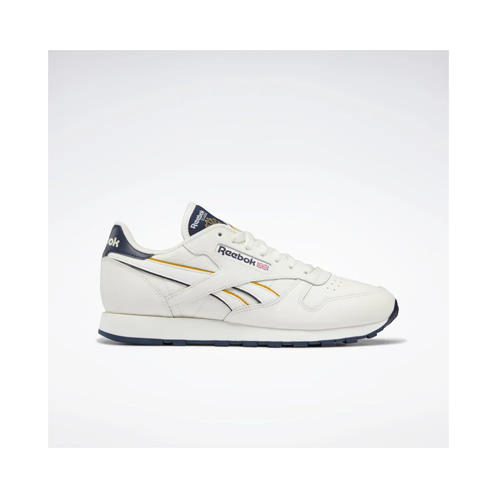 Reebok Classic Leather Chalk / Vector Navy / Semi Solar Gold (GZ7338)